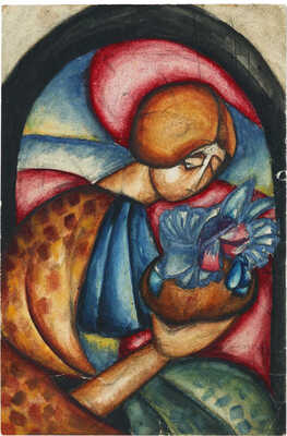 Головчинер Ревекка Моисеевна. Девушка с цветами